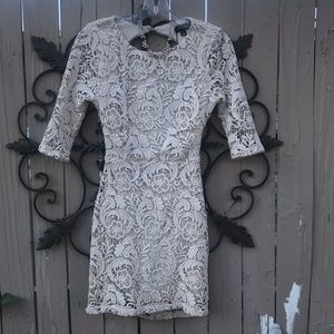 Open back formal dress